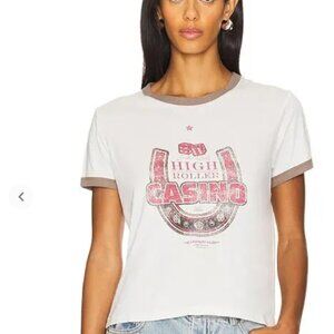NWT THE LAUNDRY ROOM  Houston high roller casino ringer tee